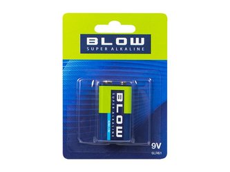 Baterie 9V (6LR61) alkalická BLOW Super Alkaline 1ks