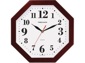hodiny nástěnné 29x29cm osmihranné PH HN, minerální sklo