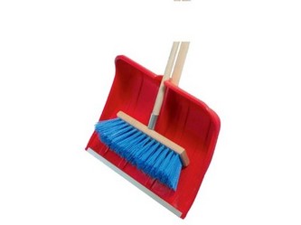 hrablo CLEAN PH 49x36cm + smeták chodníkový 40x170cm