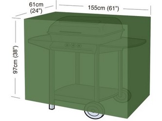 plachta krycí na gril CLASSIC "L" 155x61x97cm, PE 90g/m2
