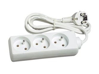 přívod prodlužovací 3m, 3 zásuvky