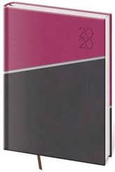 Diář 2020 - Line/týdenní A5/růžový