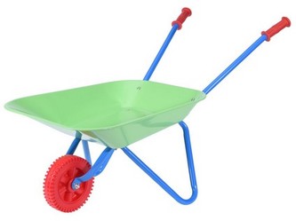 kolečko zahradní dětské 76x40x48cm plechové