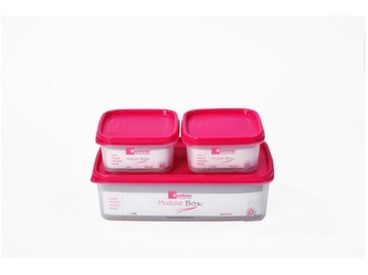 dóza MODULAR obdél. sada 3díl. (2x0,4+1,75l) PH