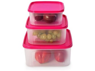 dóza MODULAR čtverc. sada 3díl. (0,9+1,6+2,8l) PH