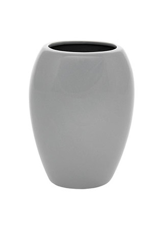 Váza keramická, šedivá