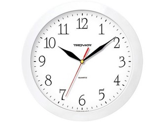 hodiny nástěnné pr.29cm PH BÍ, minerální sklo