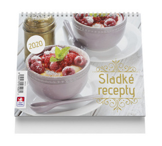 Sladké recepty a dezerty - stolní kalendář 2020