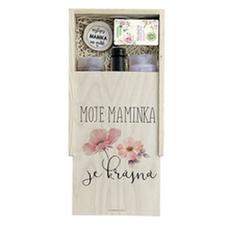 Bohemia Gifts Dárková dřevěná bedna Moje maminka je krásná woman