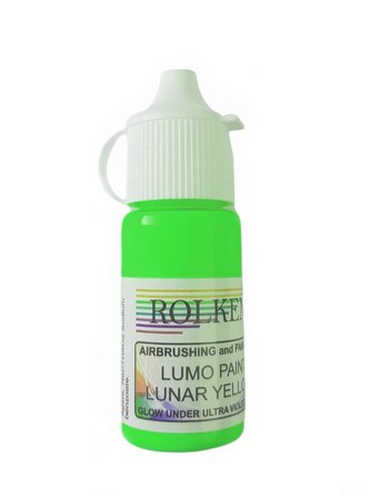 Neonová fluorescenční gelová barva 15ml Stellar green - Rolkem