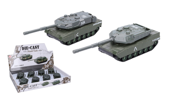 Tank kov/plast 14,5cm na zpětné natažení 8ks v boxu