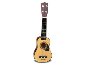 Bontempi Dřevěné ukulele se 4 strunami 52,5 x 16,9 x 6,4 cm