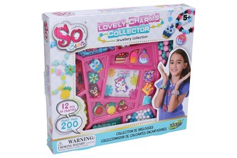 Korálky set s barevnými přívěšky tvorba náramků