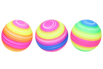 Míč nafukovací - duha 22 cm