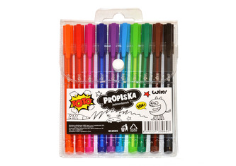 Propiska barevná sada 10 ks