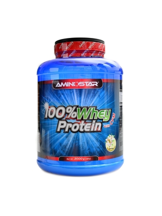 Aminostar - 100% Whey protein 2000 g - jahoda Aminostar - 100% Whey protein 2000 g - jahoda