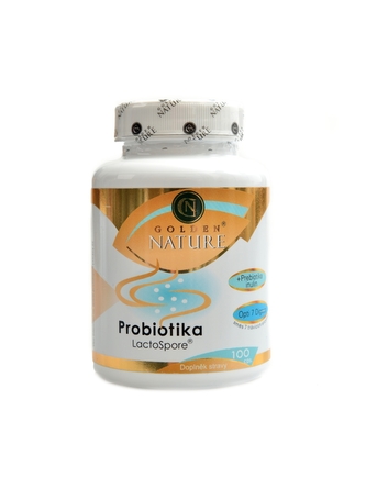 Golden Nature - Probiotika+prebiotika+trávící enzymy 100 kapslí
