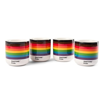 PANTONE Cortado termo hrnek set 4ks - Pride v dárkovém balení PANTONE Cortado termo hrnek set 4ks - Pride v dárkovém balení