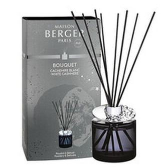 Maison Berger Paris Dárková sada tyčinkový difuzér Astral šedý + náplň Bílý kašmír 200 ml unisex