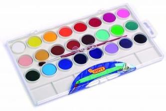 JOVI vodové barvy 24 ks + štětec