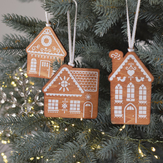 Set perníkových domečků 3 kusy