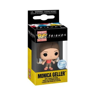Funko POP Keychain: Friends - 80´ Monica w/Braids (klíčenka, exclusive edition)