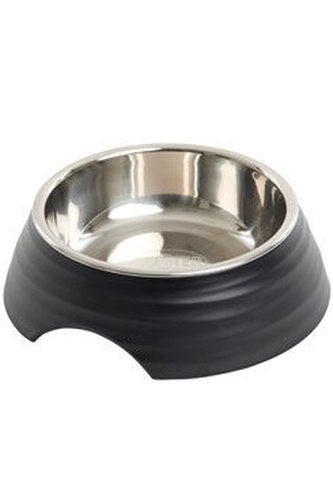 Miska melamin Frosted Ripple Bowl 160ml černá BUSTER