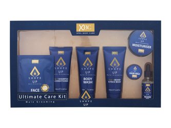 Xpel Shape Up sprchový gel Shape Up 100 ml + čisticí gel na obličej Shape Up 100 ml + šampon Shape Up 100 ml + krém na obličej Shape Up 100 ml + olej na vousy Shape Up 30 ml + vosk na vlasy Shape Up 20 g + pleťová maska Shape Up 1 ks