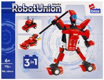 Klocki konstrukcyjne Robot 115 elementów ALLEBLOX