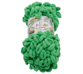 Příze PUFFY - zelená - 100g / 9 m