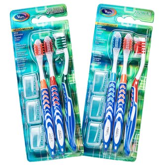 Vapa zubní kartáček s krytkou Medium sada 3ks