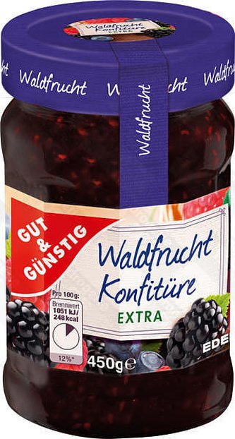 GG Lesní plody džem 50% ovoce 450g