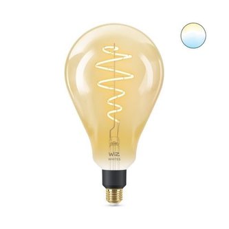 8718699786854 WiZ žárovka filament amber E27 PS160 6,5W 390lm 2000-5000K, stmívatelná