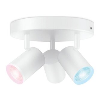 WiZ IMAGEO SVÍTIDLO BODOVÉ LED GU10 3x5W 1035lm 2200-6500K RGB, bílá WiZ IMAGEO SVÍTIDLO BODOVÉ LED GU10 3x5W 1035lm 2200-6500K RGB, bílá