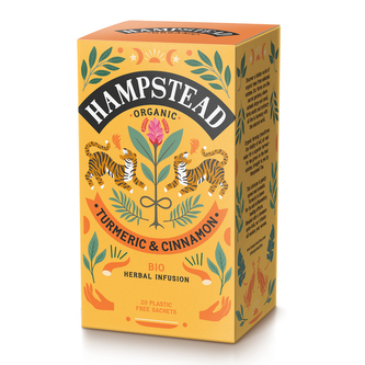 BIO bylinný čaj kurkuma a skořice 20ks*