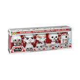 Funko POP Star Wars: Holiday Snowman - Darth Vader, Stormtrooper, Boba Fett, C-3PO, R2-D2 - 5 pack (exclusive special edition)