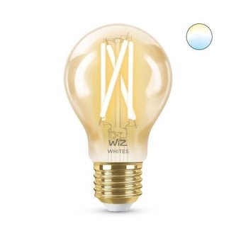 8718699787219 WiZ žárovka filament amber E27 A60 6,7W 640lm 2000-5000K, stmívatelná