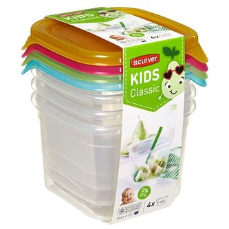Curver Fresh&Go 4x450ml Kids mix barev Curver Fresh&Go 4x450ml Kids mix barev