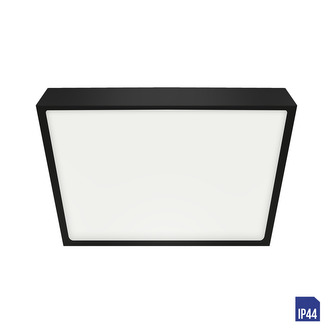 49047 LENYS III LED/12W, 4000K,IP44,MATT BLACK