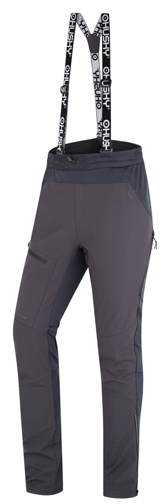 Pánské outdoor kalhoty Kixees M dk. grey - L