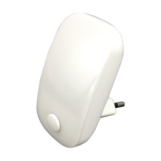 Mini Light noční LED svítidlo do zásuvky s vypínačem 2x0.3W, bílá