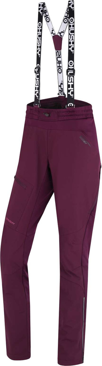 Dámské outdoor kalhoty Kixees L deep magenta - XXL
