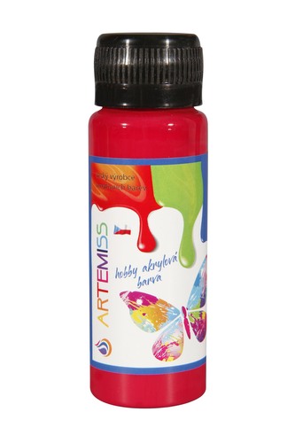 ARTEMISS Hobby acrylová barva Odstín: červená 022