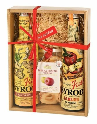 Kitl Kitl dárkové balení Na zahřátí (Jablko, Zázvor a křížaly) 2 x 500 ml