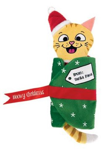 Kong hračka kočka Vánoční kočka v dece Kruuse 1ks