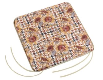 Sedák EMA hladký - slunečnice - 40x40 cm, hladký