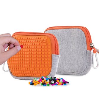 PIXIE CREW univerzální pouzdro ŠEDÁ/ORANŽOVÁ