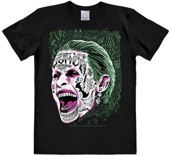 Pánské tričko Suicide Squad: Joker (L) černé bavlna