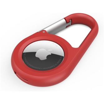 Belkin Secure holder pouzdro na AirTag s karabinou červené