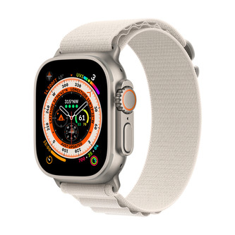 Apple Watch 49mm hvězdně bílý alpský tah - M